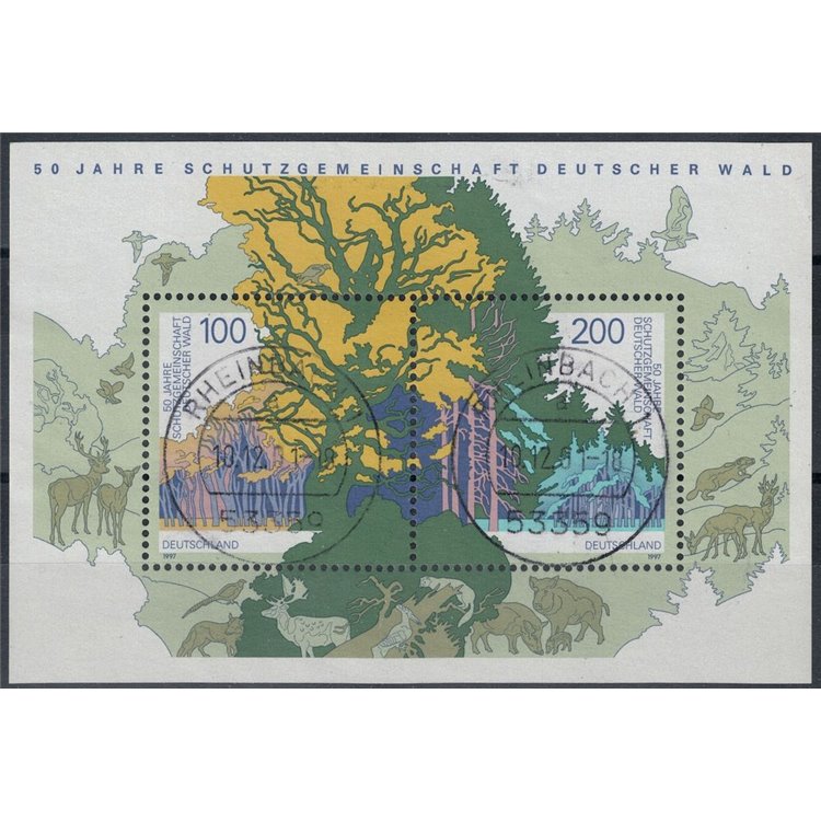 GERMANY BRD 1997 Forest Protection s/s us
