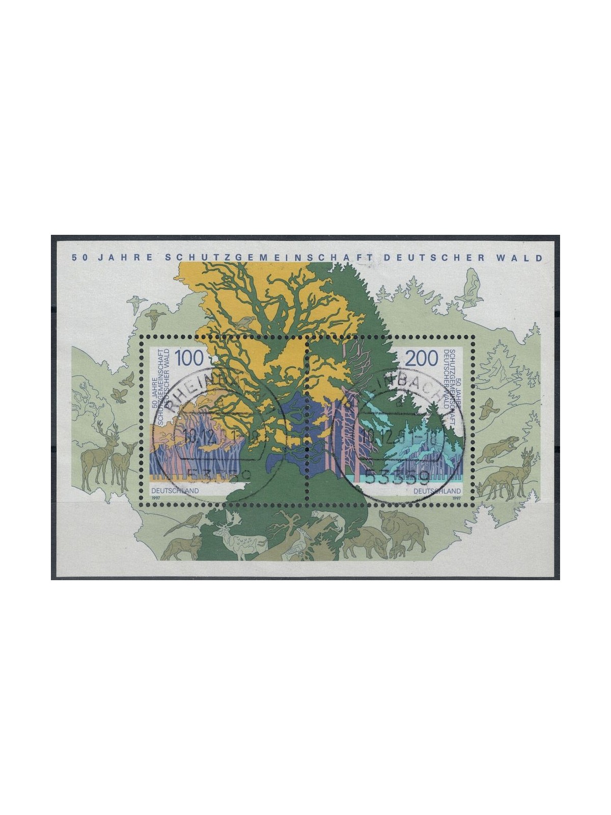 GERMANY BRD 1997 Forest Protection s/s us