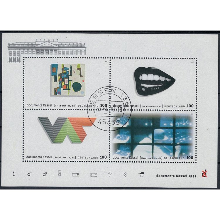 GERMANY BRD 1997 Documenta Kassel s/s us