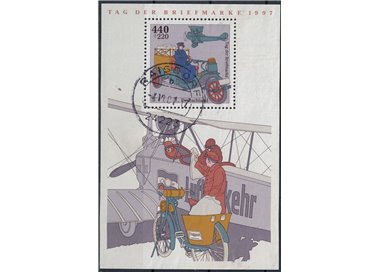 GERMANY BRD 1997 Stamp Day s/s us