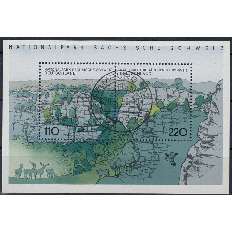 GERMANIA BRD 1998 Parchi nazionali e naturali BF us