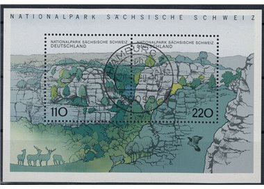 GERMANY BRD 1998 National and nature parks s/s us