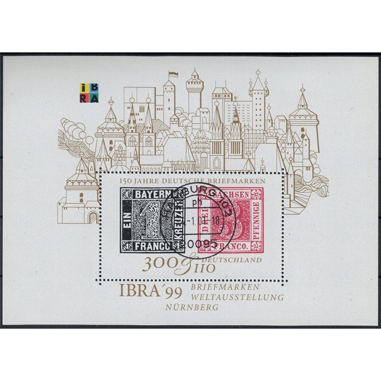 GERMANY BRD 1999 Philatelic Exhibition s/s us