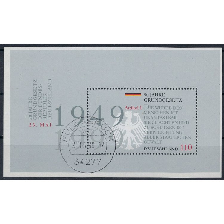 GERMANIA BRD 1999 Legge fondamentale BF us