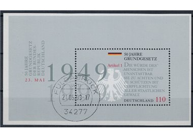GERMANIA BRD 1999 Legge fondamentale BF us
