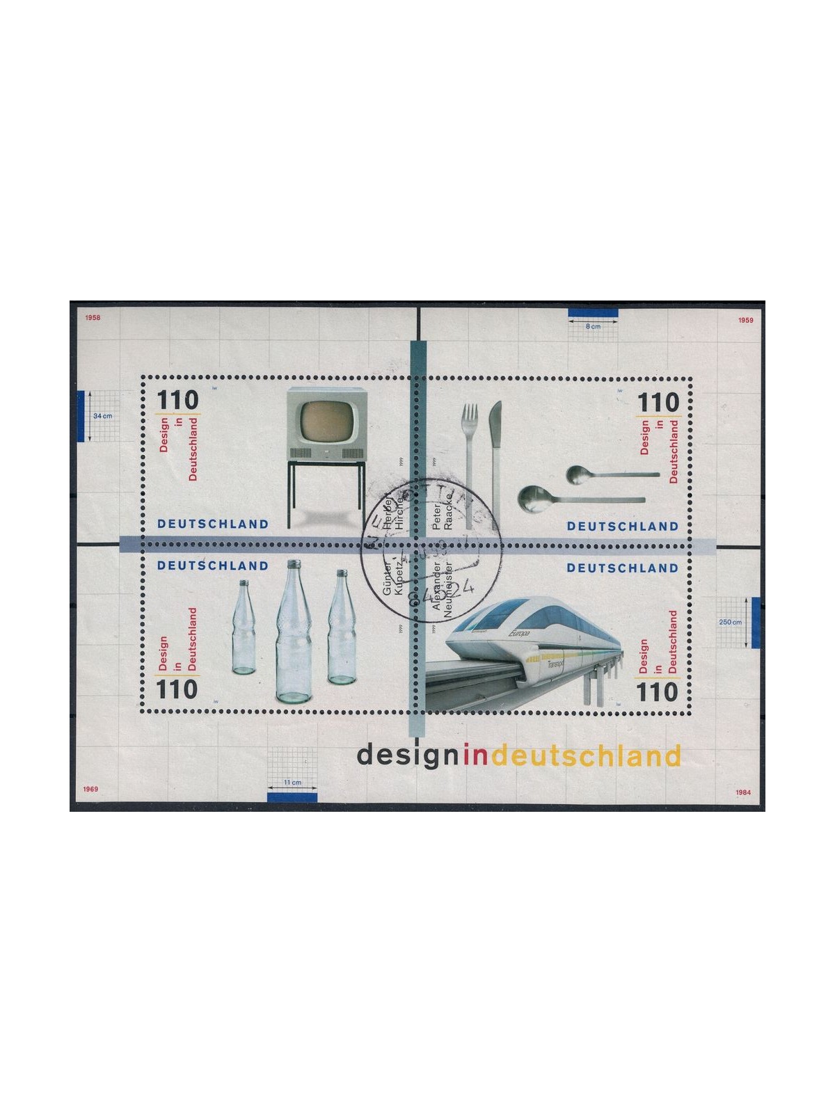 GERMANIA BRD 1999 Design in Germania BF us