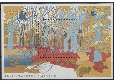 GERMANY BRD 2000 National and natural parks s/s us