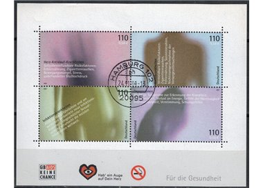 GERMANY BRD 2001 For the benefit of health 1 s/s us