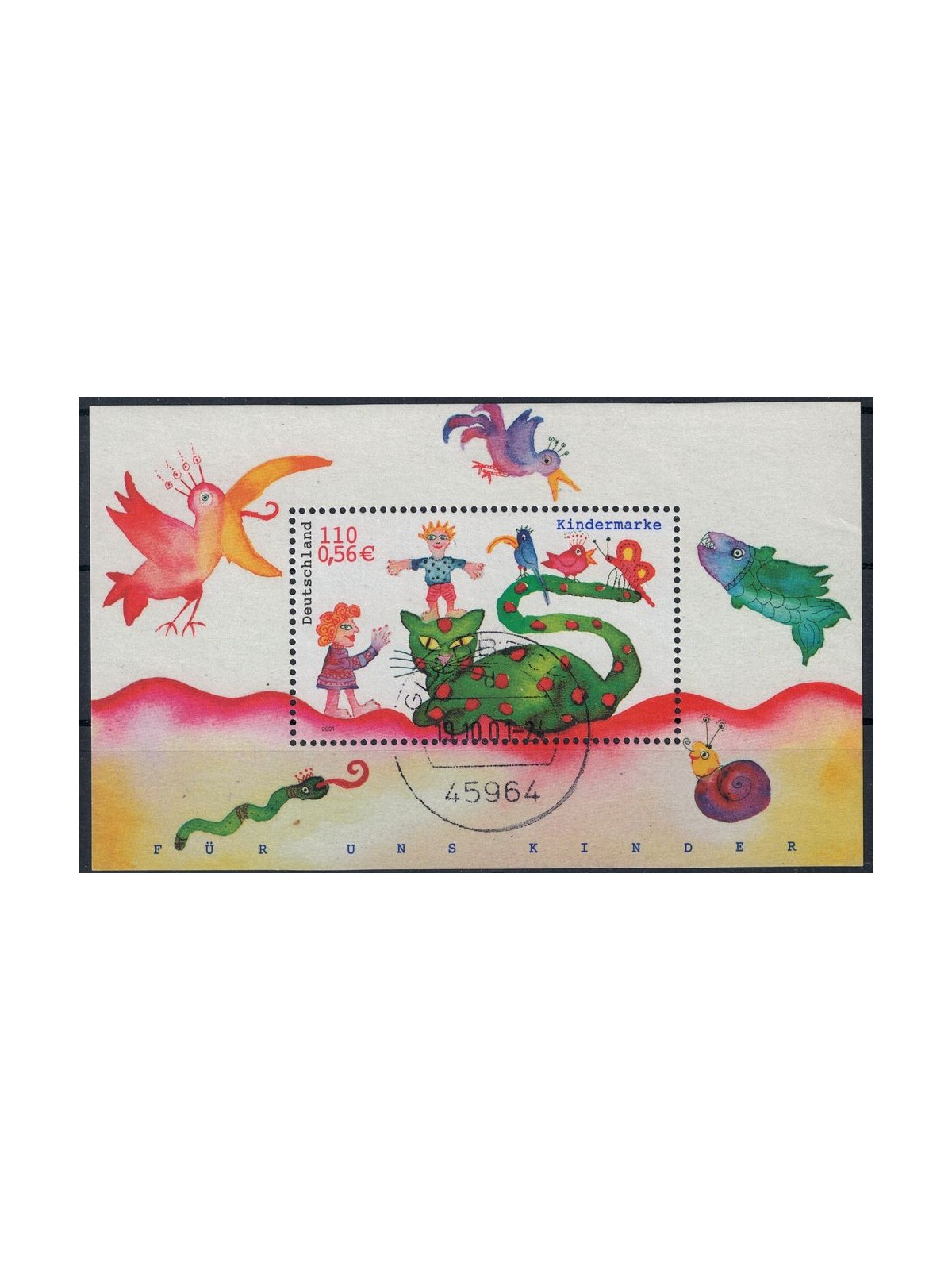 GERMANIA BRD 2001 Per noi bambini 1 BF us