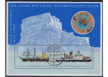 GERMANY BRD 2001 Antarctic explorations 1 s/s us