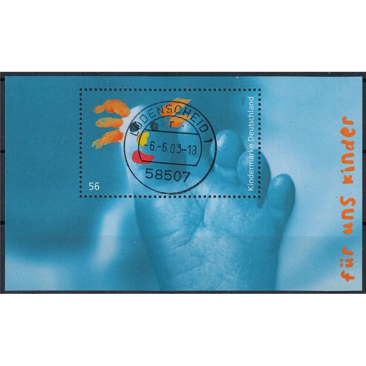 GERMANIA BRD 2002 Per noi bambini 1 BF us