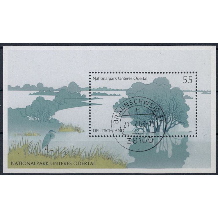 GERMANIA BRD 2003 Parchi nazionali e naturali 1 BF us