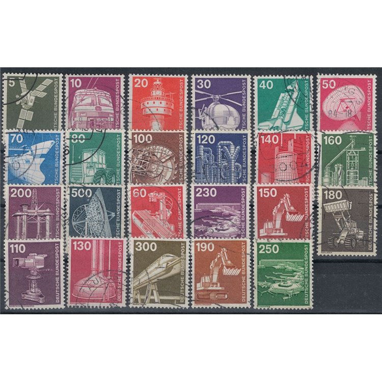 GERMANIA BRD 1975-82 Industria e tecnica 23v us