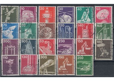 GERMANIA BRD 1975-82 Industria e tecnica 23v us