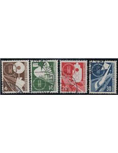 GERMANY BRD 1953 Transport Exhibition 4v us