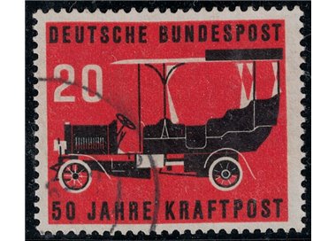 GERMANIA BRD 1955 Servizio auto postale us