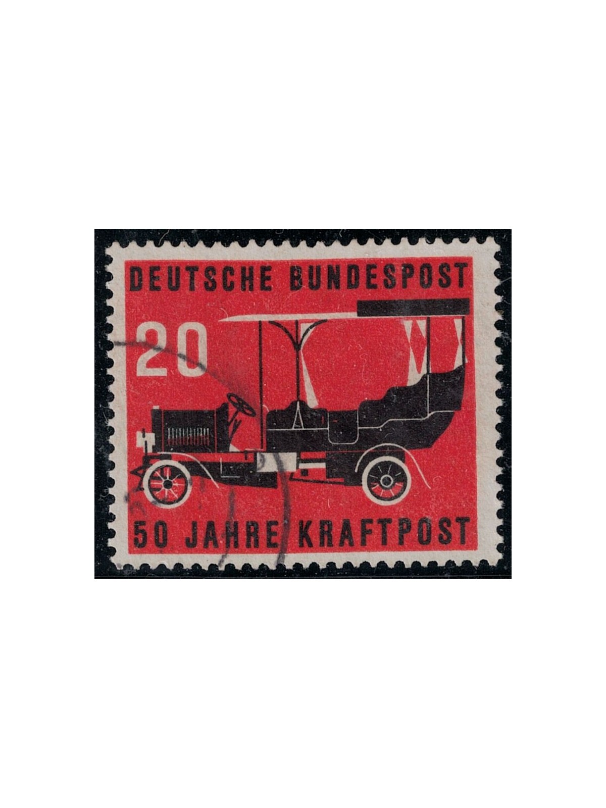 GERMANY BRD 1955 Postal car service us