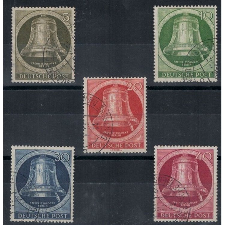 BERLIN 1952 Liberty Bell 5v us