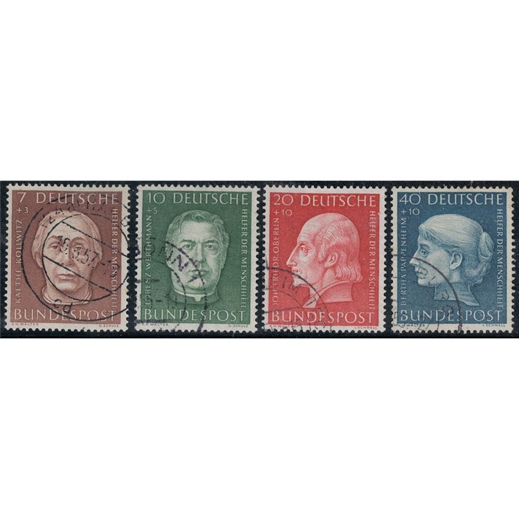 GERMANY FRG 1954 Charity 4v used