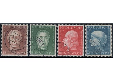 GERMANIA BRD 1954 Beneficenza 4v us
