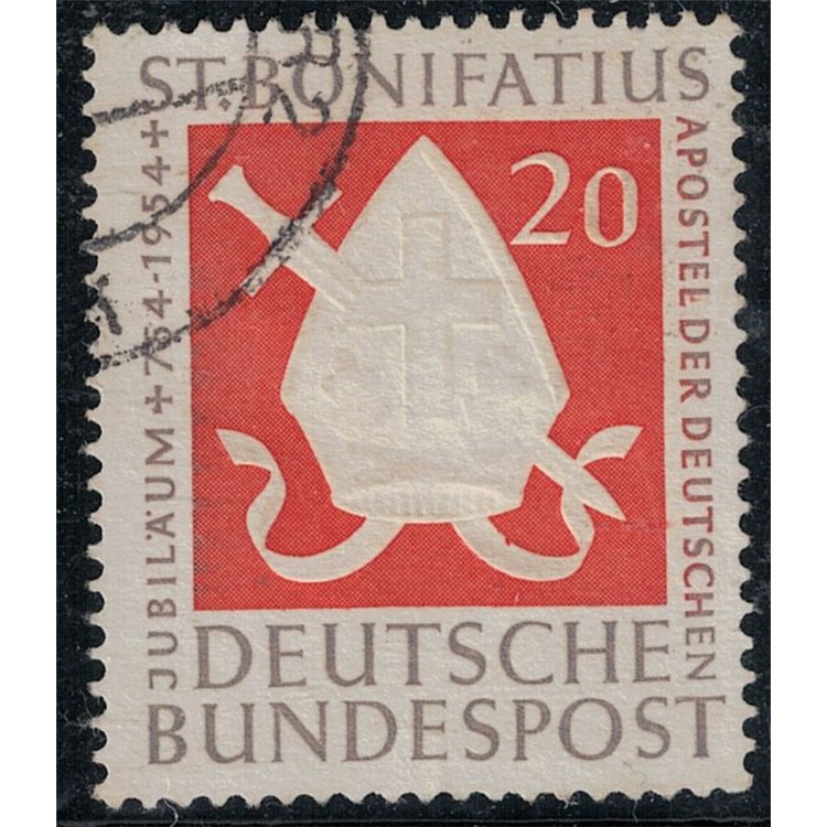 GERMANIA BRD 1954 Martirio di San Bonifacio us