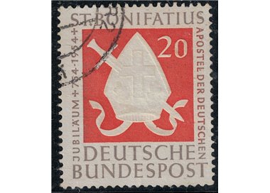 GERMANY BRD 1954 Martyrdom of Saint Boniface us