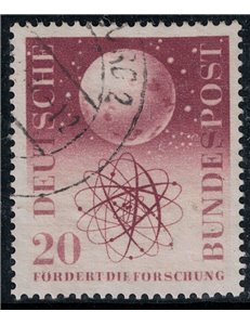 GERMANY BRD 1955 Propaganda for scientific research us