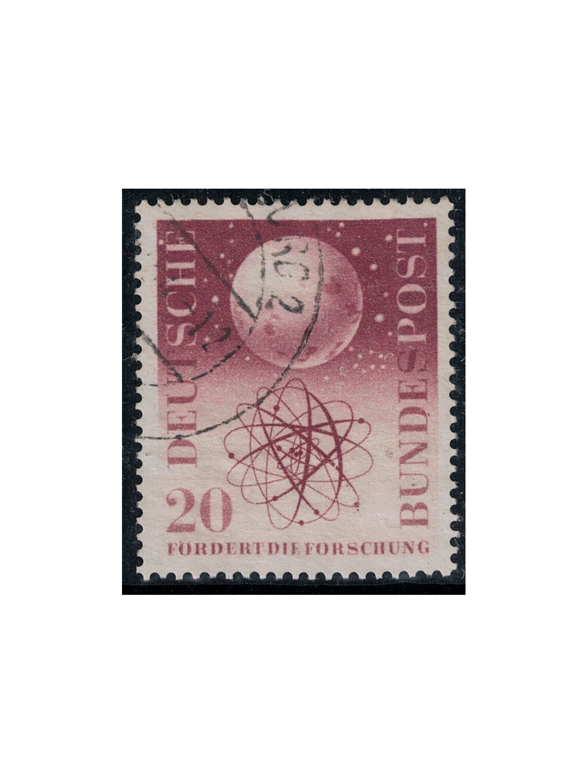 GERMANY BRD 1955 Propaganda for scientific research us