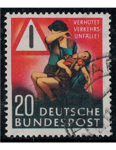 GERMANY BRD 1953 Prevention of road accidents us