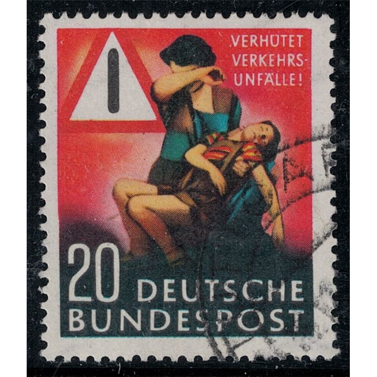 GERMANIA BRD 1953 Prevenzione degli incidenti stradali us