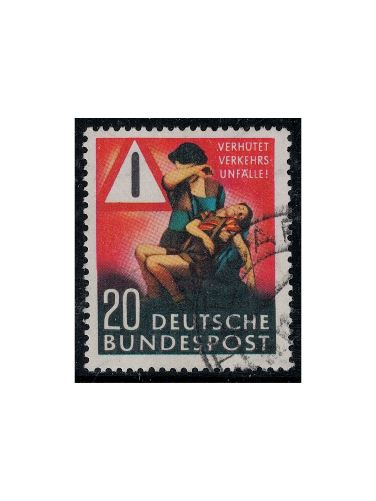 GERMANIA BRD 1953 Prevenzione degli incidenti stradali us