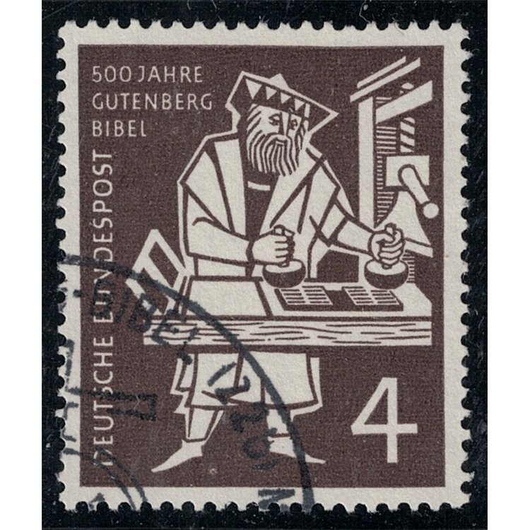 GERMANIA BRD 1954 Bibbia di Gutenberg us