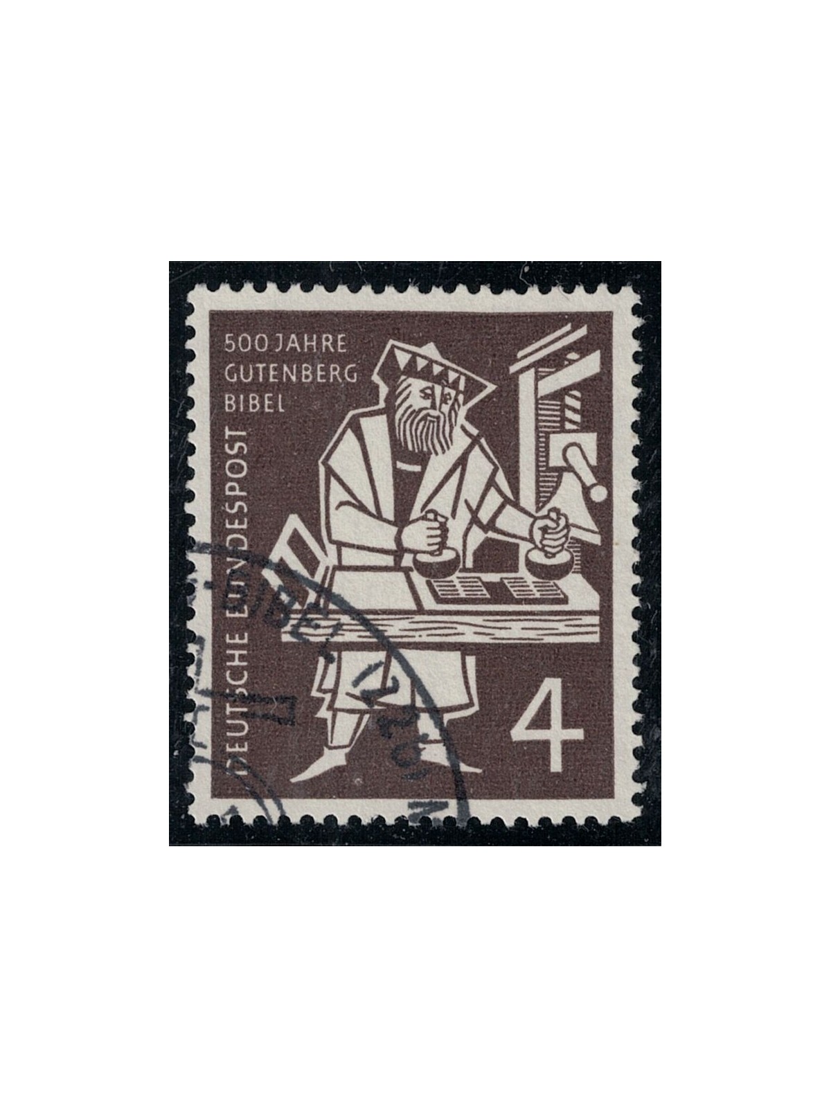GERMANY BRD 1954 Gutenberg Bible us