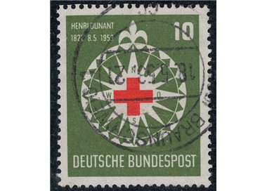 GERMANY BRD 1953 Henri Dunant, Red Cross us