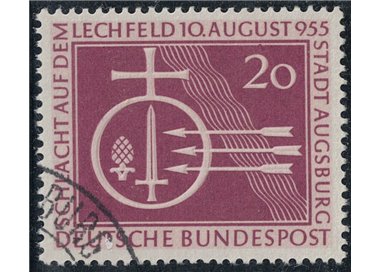 GERMANY BRD 1955 Battle of Lechfeld us