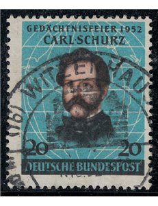 GERMANY BRD 1952 Carl Schurz us