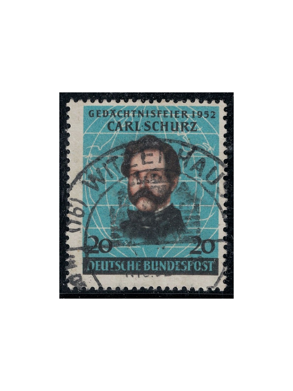 GERMANIA BRD 1952 Carl Schurz us