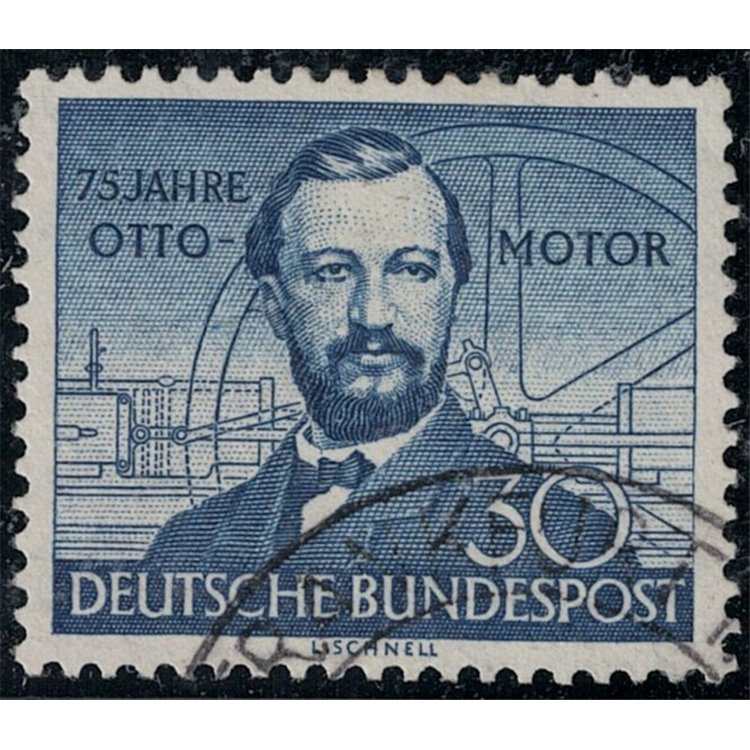 GERMANY BRD 1952 Nikolaus Otto us