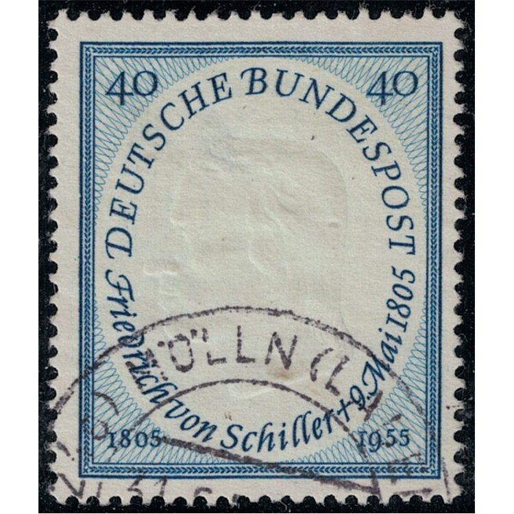 GERMANIA BRD 1955 Friedrich von Schiller us