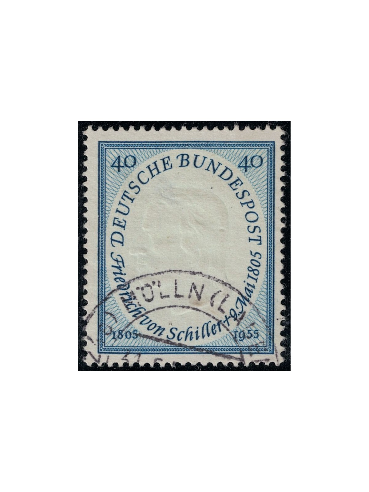 GERMANY BRD 1955 Friedrich von Schiller us