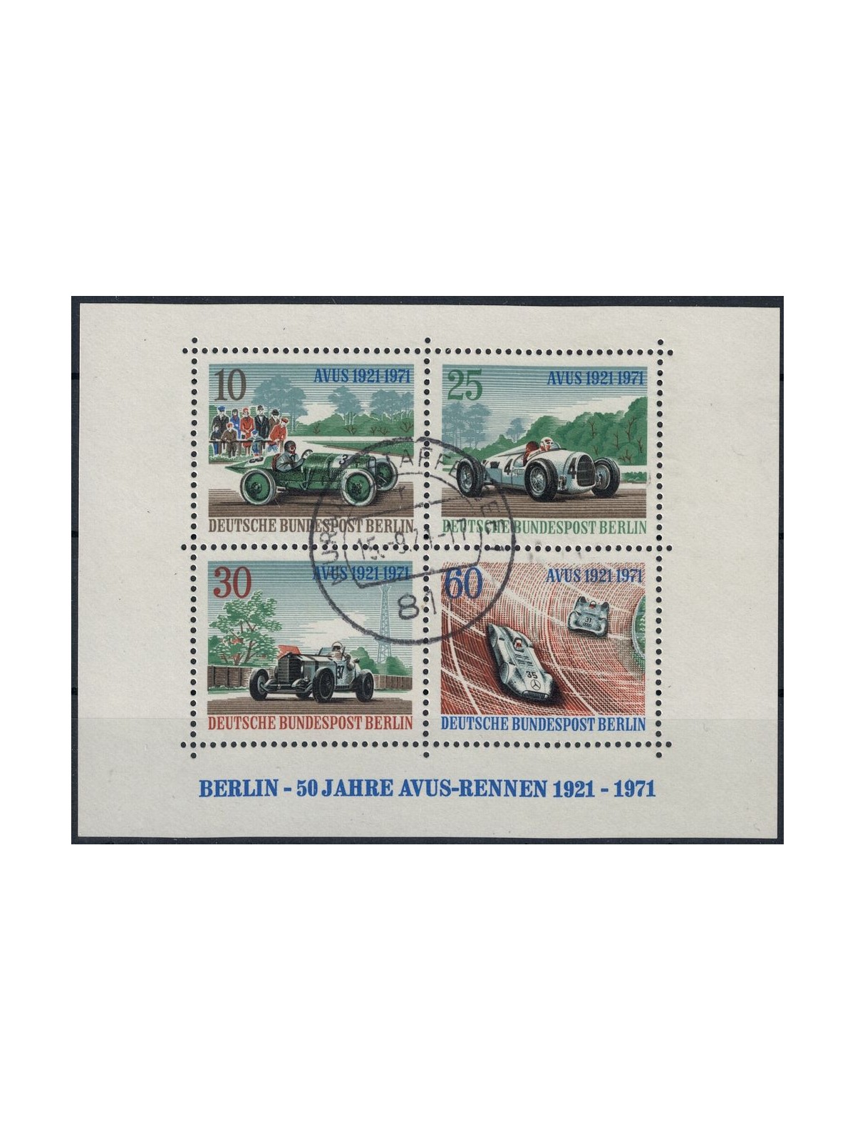 BERLINO 1971 Corse automobilistiche ad Avus 1 BF us
