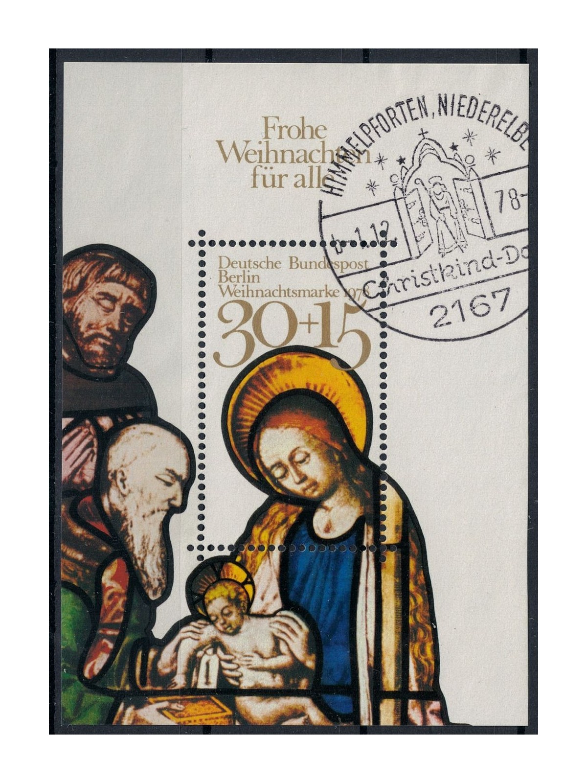 BERLINO 1978 Natale 1 BF us