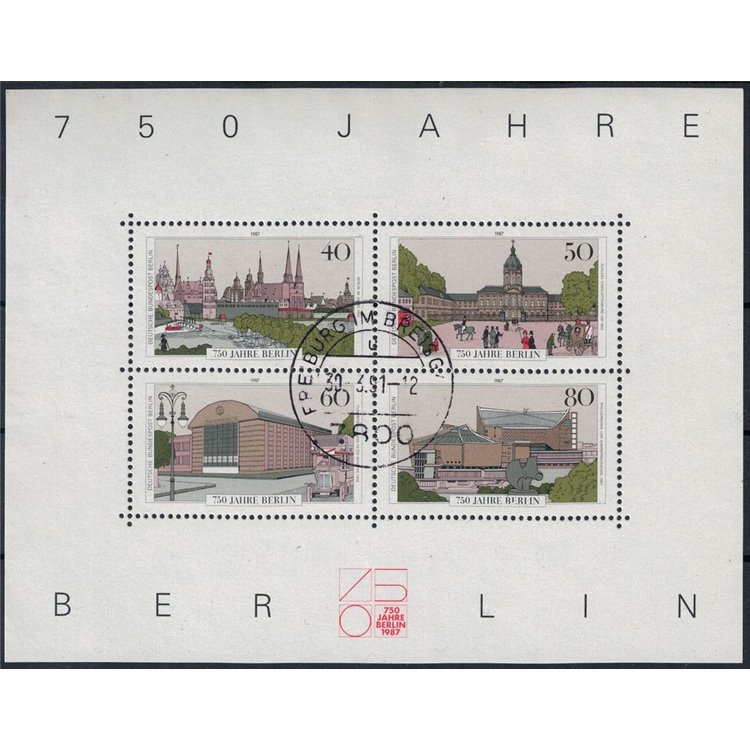 BERLINO 1987 Anniversario della città di Berlino 1 BF us