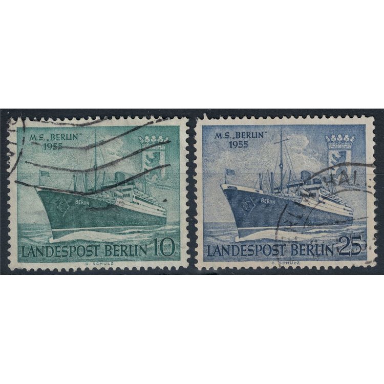 BERLINO 1955 Varo della nave Berlin 2v us