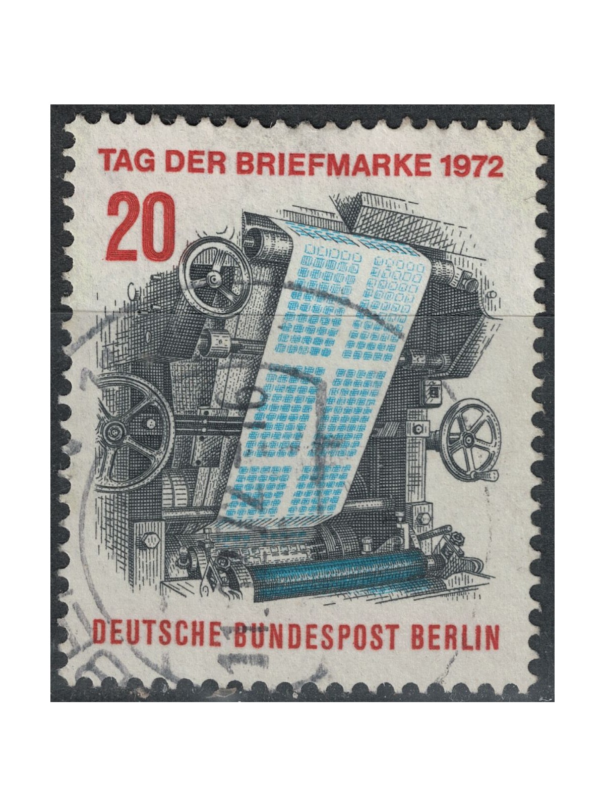 BERLINO 1972 Giornata del francobollo  us