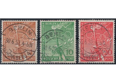 BERLINO 1952 Olimpiadi di Helsinky 3v us