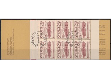 SWEDEN 1985 Europa booklet us apg