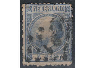 NETHERLANDS 1867 Effigy of King William III 5c ultramarine us