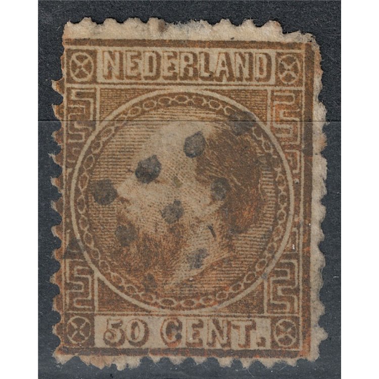 NETHERLANDS 1867 Effigy of King William III 50c gold us