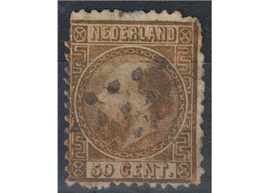 NETHERLANDS 1867 Effigy of King William III 50c gold us